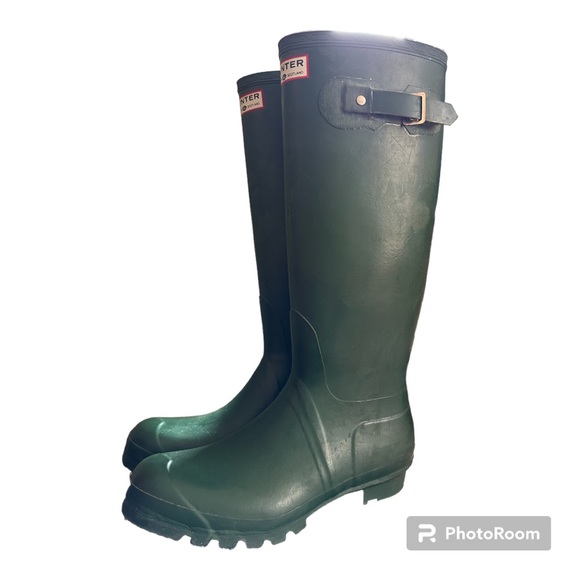 Forest Green Hunter Boots - Picture 3 of 5